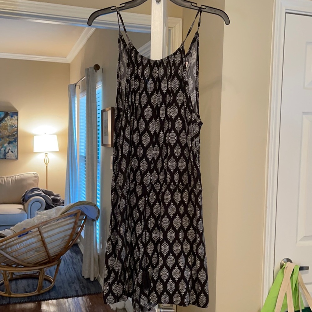 Mossimo XXL romper black and white